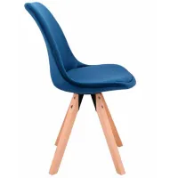 Scaun de birou Jumi Saida Catifea/ Blue photo 3