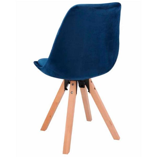 Офисный стул Jumi Saida Бархат/ Синий photo 4 Офисный стул Jumi Saida Бархат/ Синий photo 4