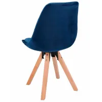 Scaun de birou Jumi Saida Catifea/ Blue photo 4