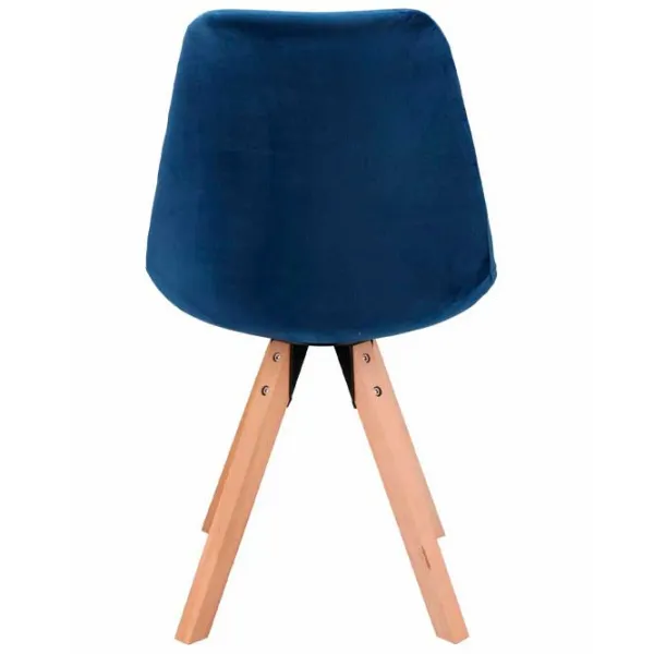 Офисный стул Jumi Saida Бархат/ Синий photo 5 Офисный стул Jumi Saida Бархат/ Синий photo 5