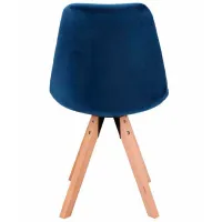 Scaun de birou Jumi Saida Catifea/ Blue photo 5
