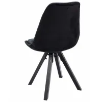 Scaun de birou Jumi Saida Catifea/ Black Black photo 2