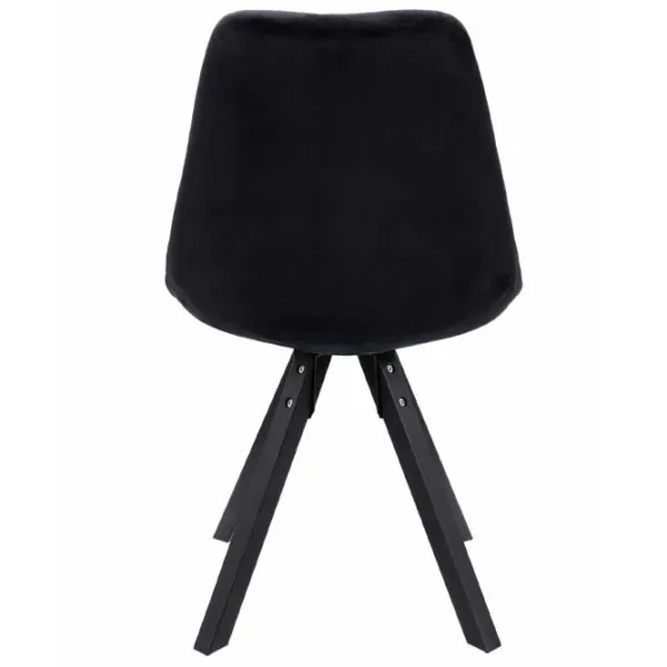 Scaun de birou Jumi Saida Catifea/ Black Black photo 4
