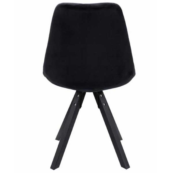 Scaun de birou Jumi Saida Catifea/ Black Black photo 4