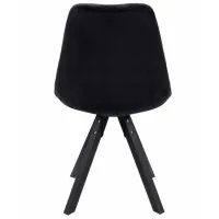 Scaun de birou Jumi Saida Catifea/ Black Black photo 4