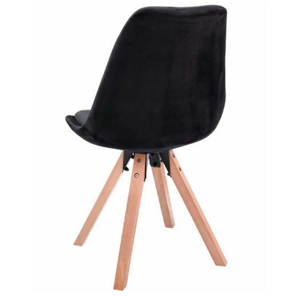 Scaun de birou Jumi Saida Catifea/ Black Beige photo 2