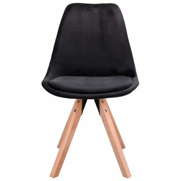 Scaun de birou Jumi Saida Catifea/ Black Beige photo 3
