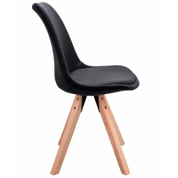 Scaun de birou Jumi Saida Catifea/ Black Beige photo 5