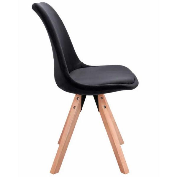 Scaun de birou Jumi Saida Catifea/ Black Beige photo 5