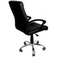 Fotoliu de birou Waltz OC-602 ECO Piele/ Black photo 4