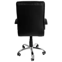 Fotoliu de birou Waltz OC-602 ECO Piele/ Black photo 5