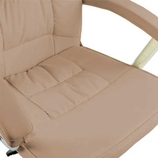 Fotoliu de birou Waltz OC-616 ECO Piele/ Beige photo 4