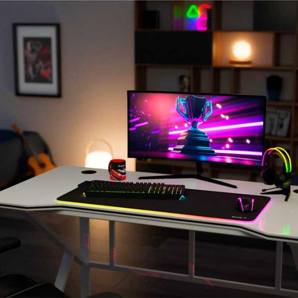 Компьютерный стол Huzaro Hero 1.6 МДФ/ Белый photo 4