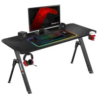 Masă gaming Huzaro Hero 2.8 MDF/ Black photo 5