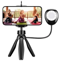 Trepied cu lampă Red5 Home Vlogging kit 5 Black photo 2