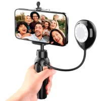 Trepied cu lampă Red5 Home Vlogging kit 5 Black photo 3