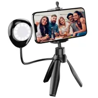 Trepied cu lampă Red5 Home Vlogging kit 5 Black photo 4