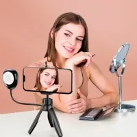 Trepied cu lampă Red5 Home Vlogging kit 5 Black photo 5