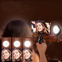 Trepied cu lampă Red5 Home Vlogging kit 5 Black photo 6