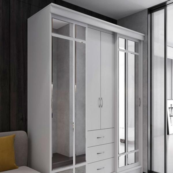 Шкаф Линейный ML-Mobila Diplomat 2000 200 x 53см x 210 / ДСП / Дуб Крафт Белый  photo 2