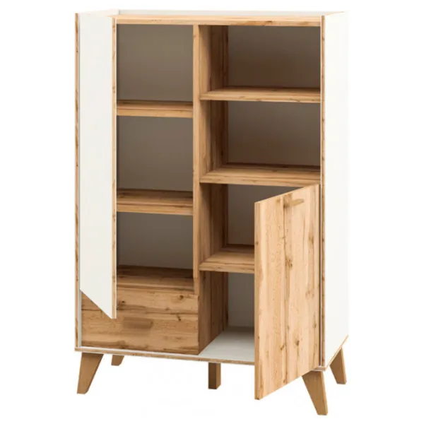 Комод Neman Scandi 132см x 81см x 40см/ ЛДСП/ Дуб вотан photo 2