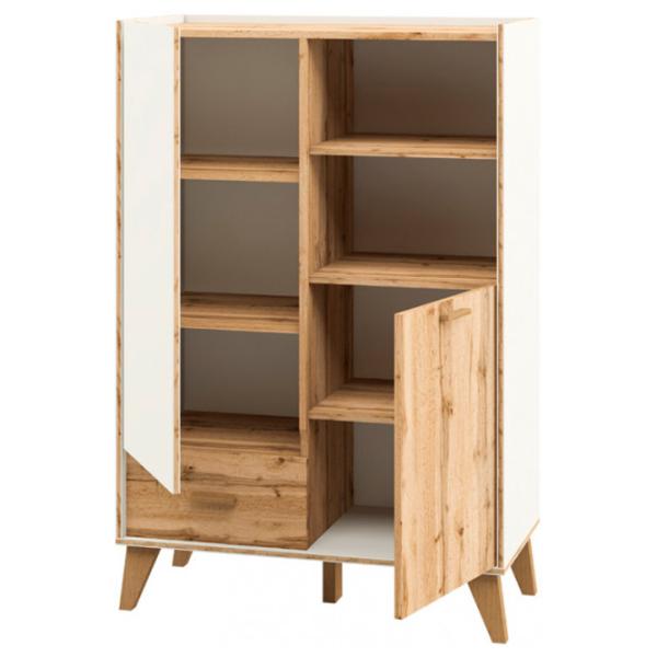 Комод Neman Scandi 132см x 81см x 40см/ ЛДСП/ Дуб вотан photo 2
