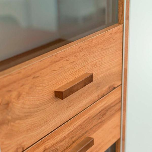 Комод Neman Scandi 132см x 81см x 40см/ ЛДСП/ Дуб вотан photo 5
