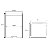Coș de gunoi Bemeta 125115071 6 l/ Inox/ Silver photo 2