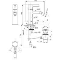 Смеситель для биде Ideal Standard Joy BC784GN Латунь photo 2