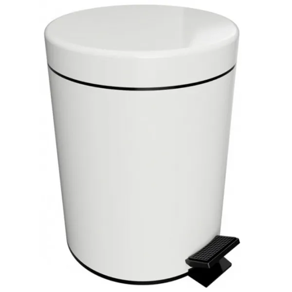 Coș de gunoi Bemeta 104315014 5 l/ Inox/ White photo 2