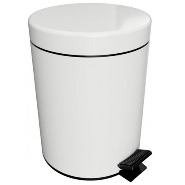 Coș de gunoi Bemeta 104315014 5 l/ Inox/ White photo 2