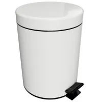 Coș de gunoi Bemeta 104315014 5 l/ Inox/ White photo 2