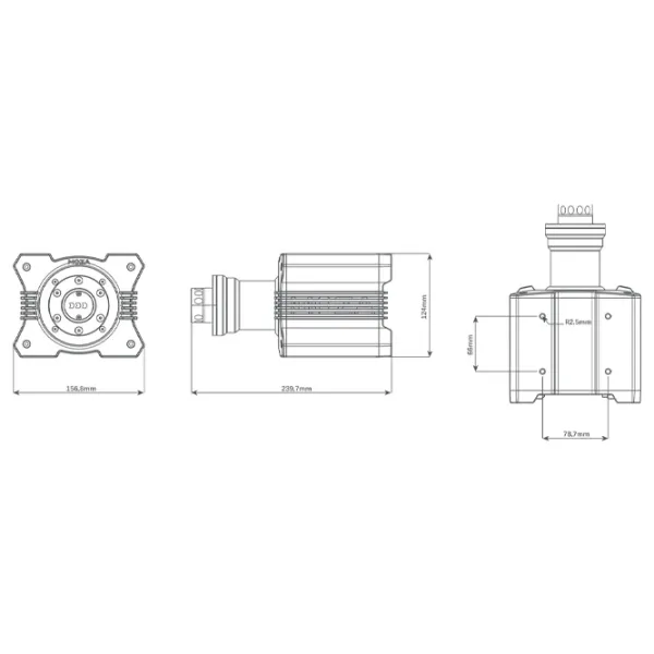 Bază volan Moza Racing R9 V2 Direct Drive PC / Black photo 10
