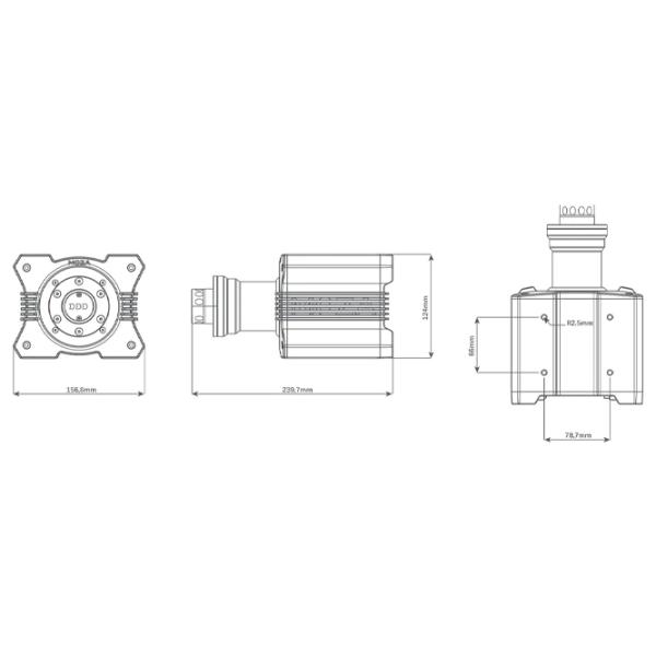 Bază volan Moza Racing R9 V2 Direct Drive PC / Black photo 10