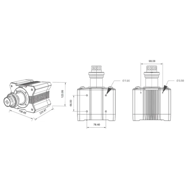База руля Moza Racing R12 Direct Drive ПК / Черный photo 5