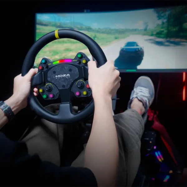 Volan Moza Racing RS V2 Fără fir/ 10 buttons/ Black photo 11