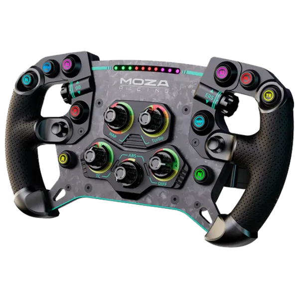Volan Moza Racing GS V2P Fără fir/ 10 buttons/ Black photo 3