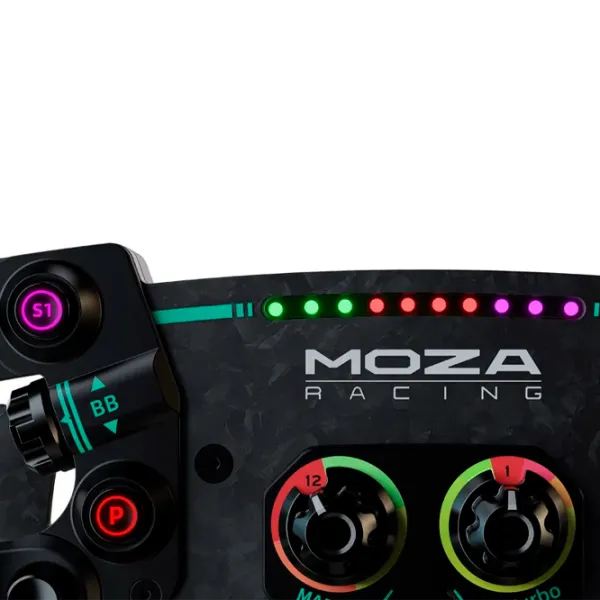 Volan Moza Racing GS V2P Fără fir/ 10 buttons/ Black photo 6