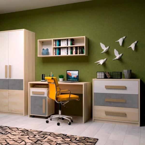 Comodă Sokme Aygo 84.1 x 83.1 x 39.6/ LPAL/ Alb photo 2