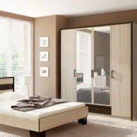 Dulap Linear Sokme Scarlet 180 x 58 x 212 / PAL / Stejar Sonoma photo 2