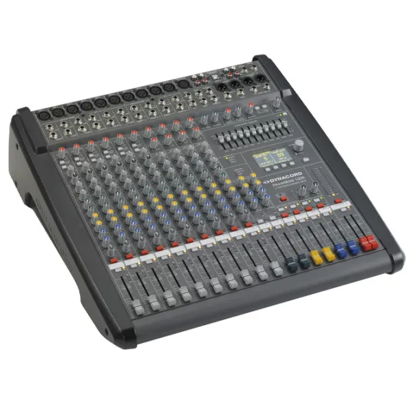 Mixer Analog Dynacord PowerMate 1000-3 activ / 20 Hz - 60 kHz / Gold photo 2