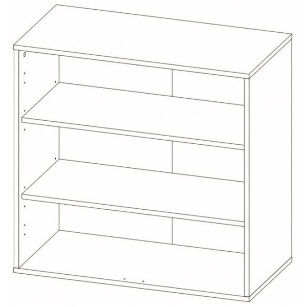 Комод Sokme Nitro 80см x 80см x 40см/ ЛДСП/ Серый photo 4