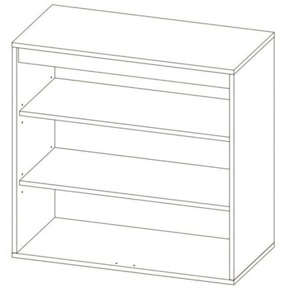 Комод Sokme Nitro 80см x 80см x 40см/ ЛДСП/ Белый photo 4
