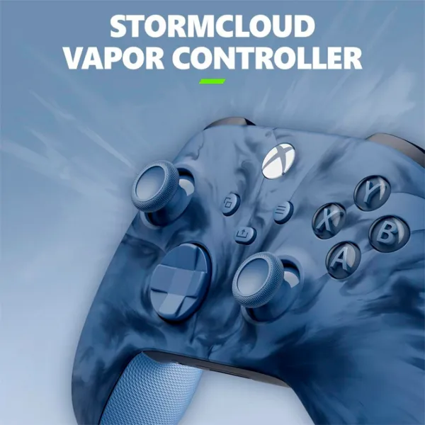 Gamepad Microsoft Stormcloud Vapor Fără fir / 13 buttons / Blue photo 6