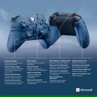 Gamepad Microsoft Stormcloud Vapor Fără fir / 13 buttons / Blue photo 7