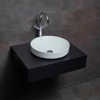 Lavoar Ege Vitrifiye Alvona Rotundă/ Deasupra blatului/ White photo 2