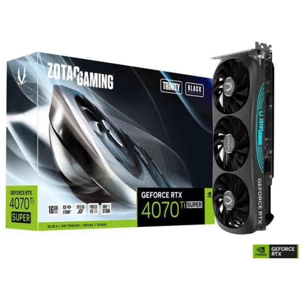 Placă video Zotac GeForce RTX 4070 Ti SUPER Trinity Black Edition PCI Express x16 4.0 / 16 GB photo 6