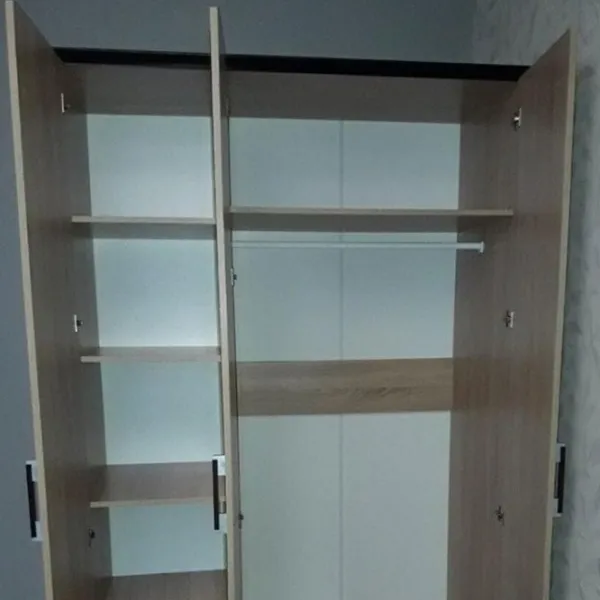Dulap Linear Sokme SET SCARLET (3 uși) 136 x 58 x 212 / DSP / Stejar Sonoma photo 2
