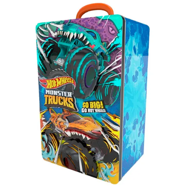 Container pentru mașini Hot Wheels Monstrer Trucks HWCC21 Multicolor photo 3
