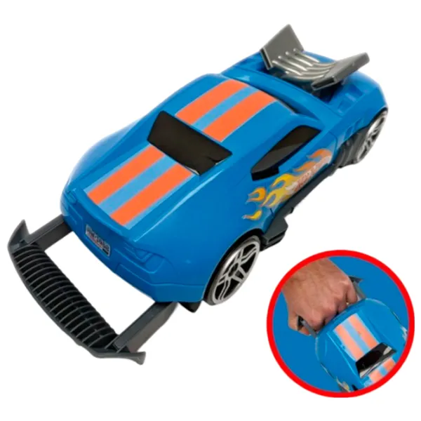 Container pentru mașini Hot Wheels HWCC15 Blue photo 3
